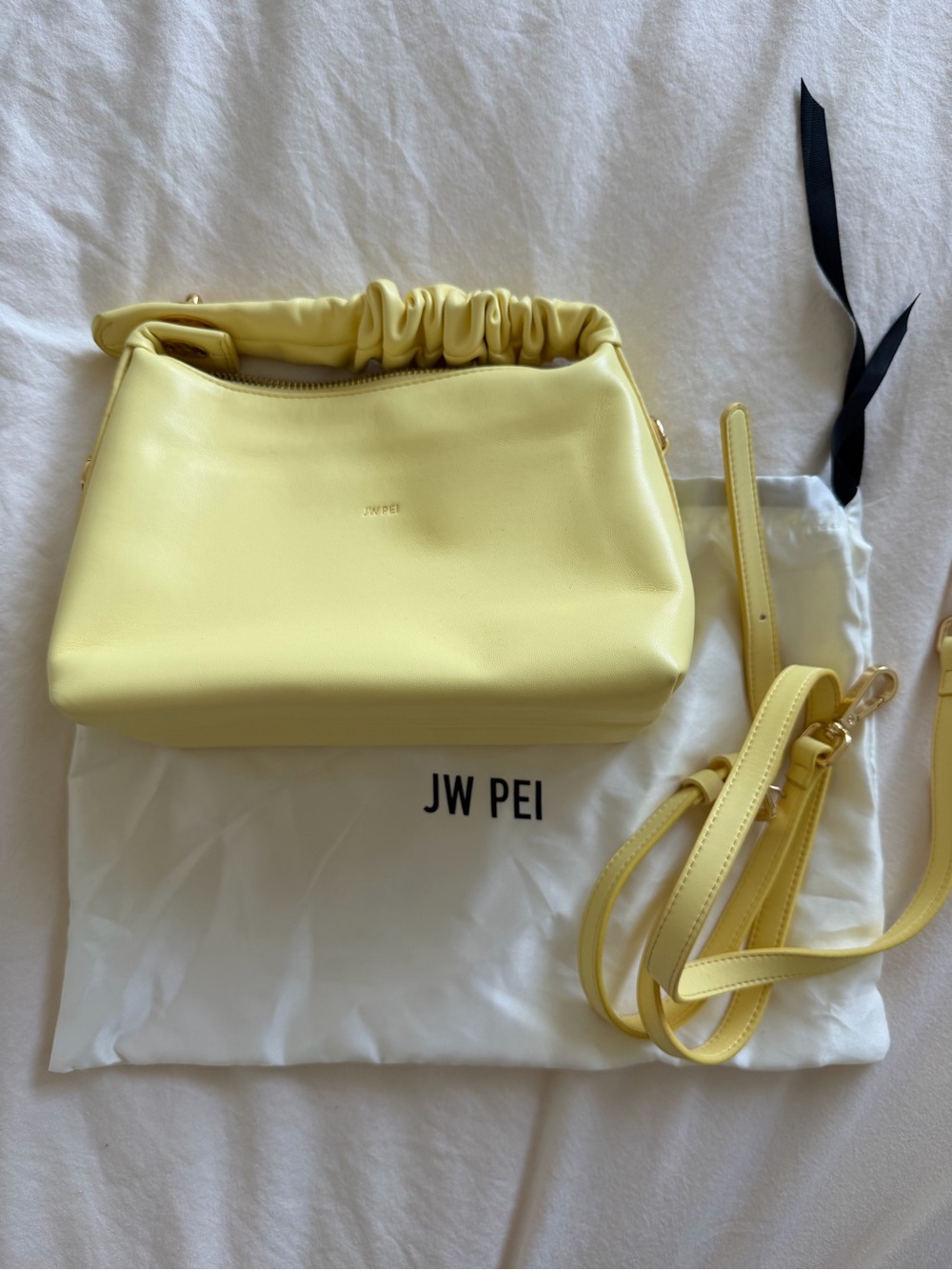 JW PEI Cora Top Handle in Light Yellow